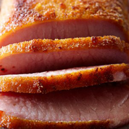 Peameal Bacon with Rum