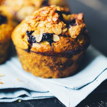 Turmeric and Blueberry Breakfast Muffins
