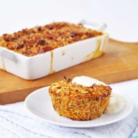 oatmeal - Carrot cake baked oatmeal