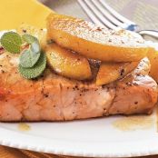 Pork Chops with Apples and Sage