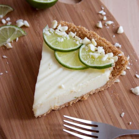 White chocolate Key Lime Pie