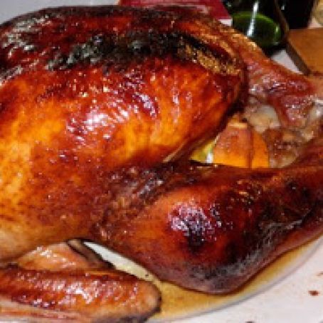 Maple-Bourbon Roast Turkey with Gravy
