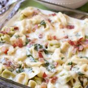 Cheesy Tortellini Bake