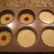 Mini Pineapple Upside Down Cakes