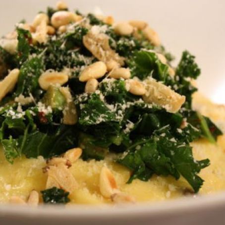 POLENTA - Polenta with Beans and Vegetables - Slow Cooker