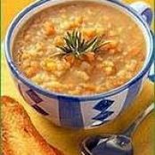 Split Pea Soup with Garlic Toasts 5pts