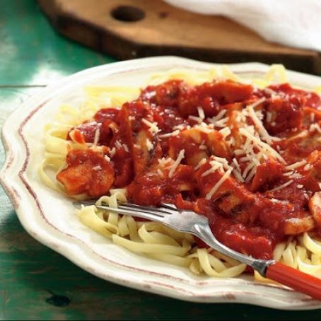 Linguine with Cacciatore Sauce