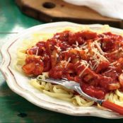 Linguine with Cacciatore Sauce