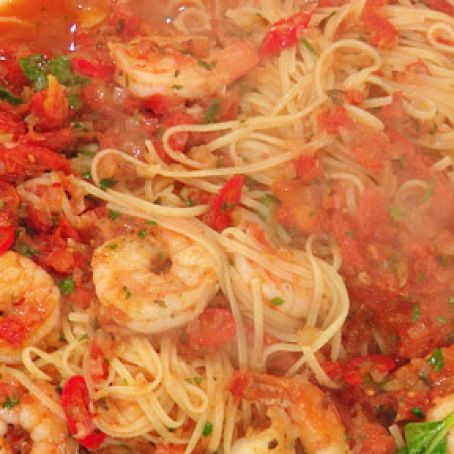 Shrimp Fra Diavolo with Linguini
