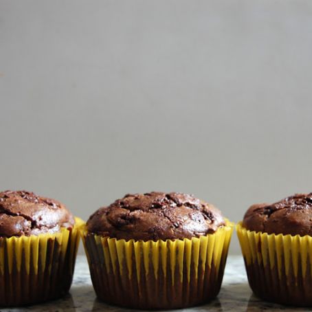 Chocolate Zucchini Muffins, Gluten Free, Paleo