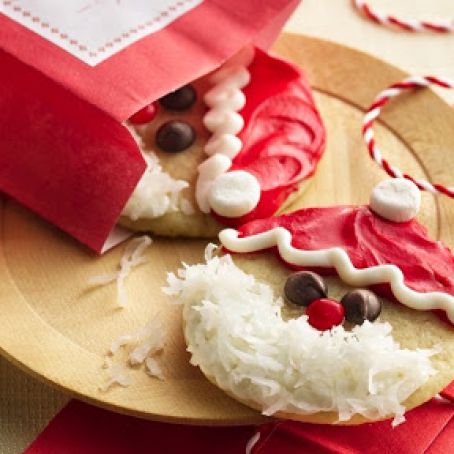 Easy Santa Cookies