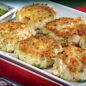 TORTAS DE CANGREJO CON COSTRA DE COCO