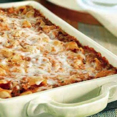 Beef and Mozzarella Bake