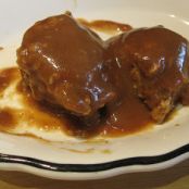 Crock-Pot Meatballs in Brown Gravy