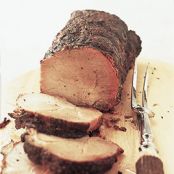 Garlic Studded Roast Pork Loin