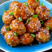 Baked Teriyaki Chicken Meatballs