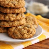 Coconut-Nut Chocolate Chip Oatmeal Cookies