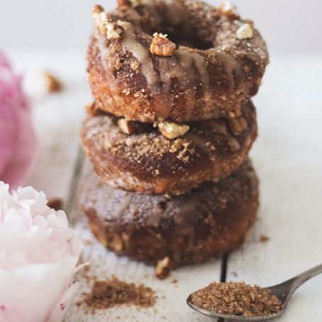Maple Glazed Cinnamon & Sugar Donuts