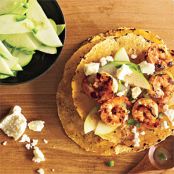 Shrimp Tacos with Green Apple Salsa