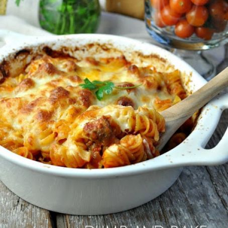 Dump & Bake Meatball Casserole
