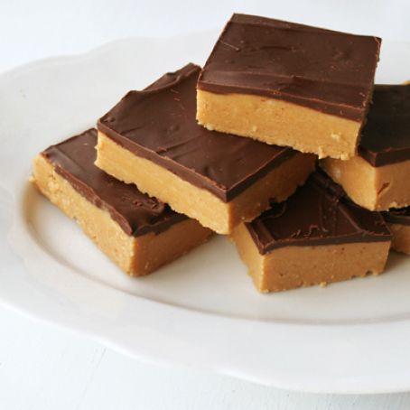 Chocolate Peanut Butter Bars - No Bake