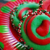 Christmas Swirl Sugar Cookies