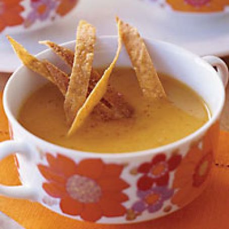 Sweet Potato, Chipotle and Apple Soup