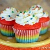 Colorburst Cupcakes (ourbestbites)