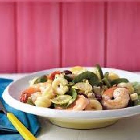 Summer Pasta Salad with Shrimp