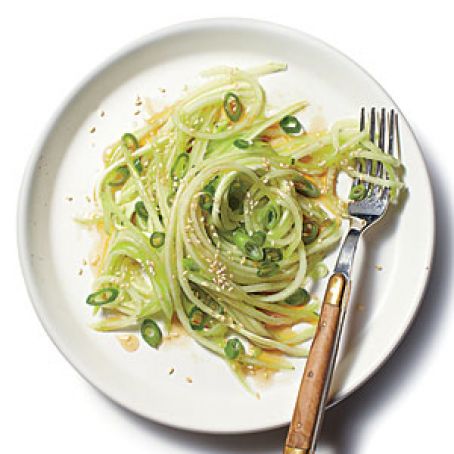 Scallion and Benne Cucumber noodles (Southern Living)