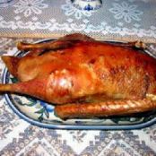 Roast Goose with Giblet Wine Sauce