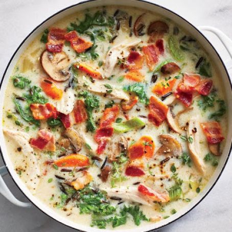 Creamy Chicken and Wild Rice Soup