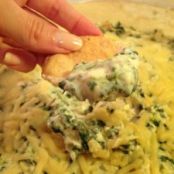 Vegan Cheezy Baked Spinach Artichoke “Parmesan” Dip