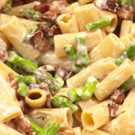 Cheesy Asparagus Pasta - One Pot Meal