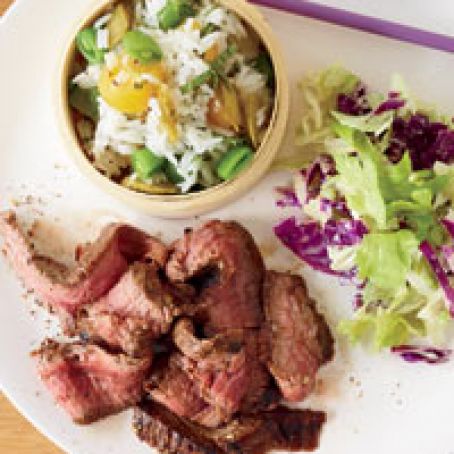Grilled Flank Steak with Sichuan Peppercorns