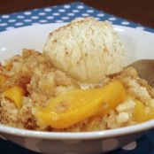 Peach Cobbler Crisp
