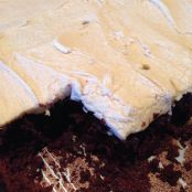 Chocolate Cake with Butterscotch Icing (Mom's!)