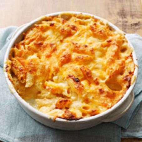 Three-Cheese Baked Mac
