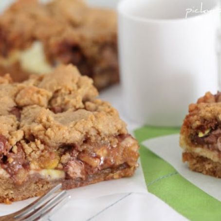 Peanut Butter Cookie and Cream Cheese “Candy” Bars