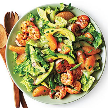 Shrimp, Avocado, and Mandarin Orange Salad