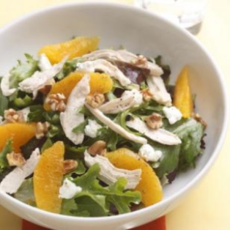 Orange-Walnut Salad with Chicken