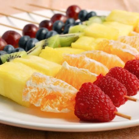 Rainbow Fruit Skewers
