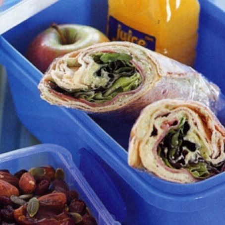 HAM-Ricotta, Ham & Avocado Wrap