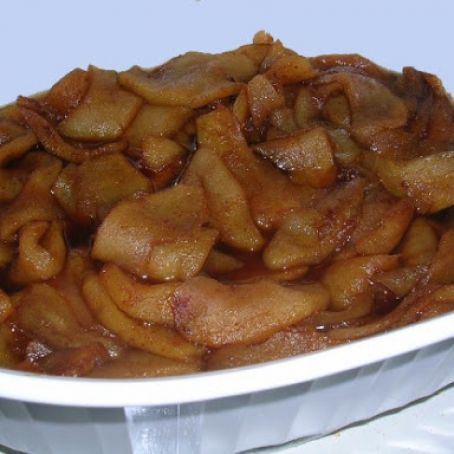 Hot Baked Cinnamon Apples