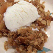 Slow Cooker Apple Crumble