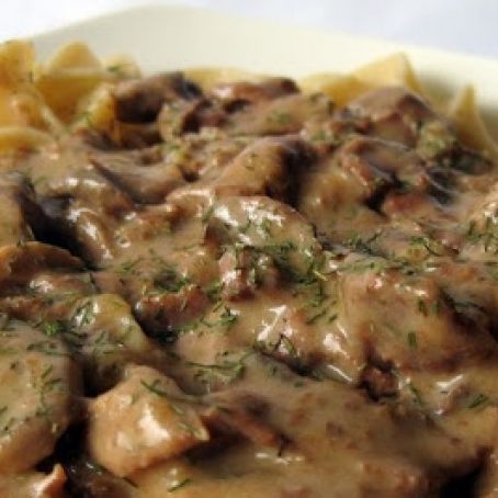 Beef Stroganoff