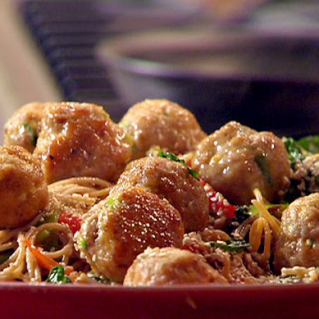 Chinese Spaghetti and Meatballs