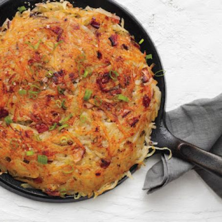 Rosti with Bacon and Scallions
