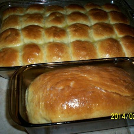 Homemade King Hawaiian Rolls & Loaf