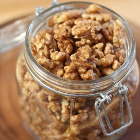 nuts - olive oil and sugared walnuts